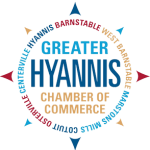 Greater Hyannis Chamber of Commerce logo in Hyannis Cape Cod Massachusetts supporting local businesses including Living Waters Gunite Pools and Spas